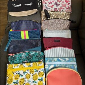 Colorful Assorted Cosmetic Bags